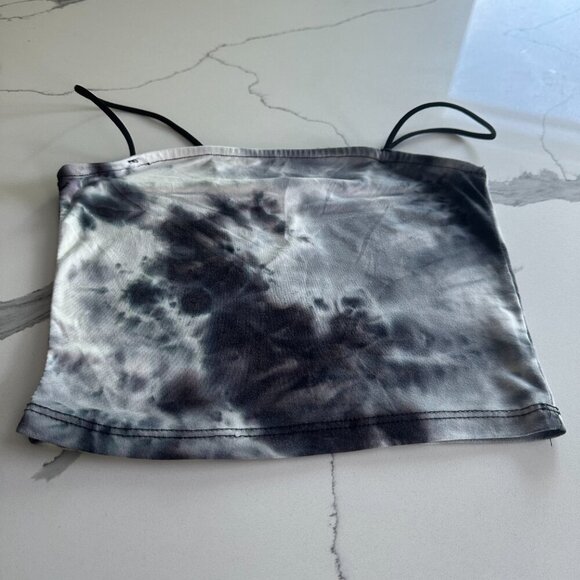 Streetwear Society |\ Tie-Dye Crop Top | Blue/Gray | Size Small | %SALE BUNDLE - Picture 3 of 13
